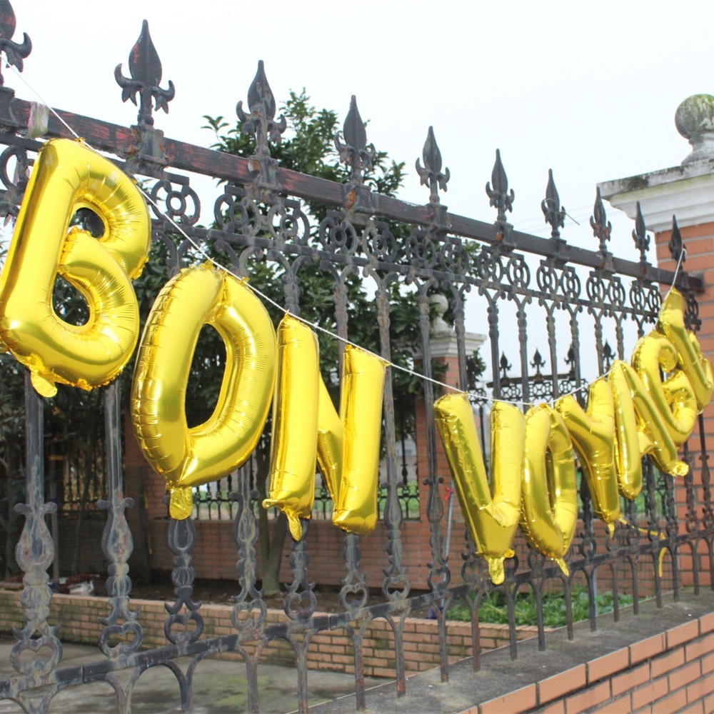 Wedding Job - لافتة Bon Voyage Balloons للحفلات البحارية