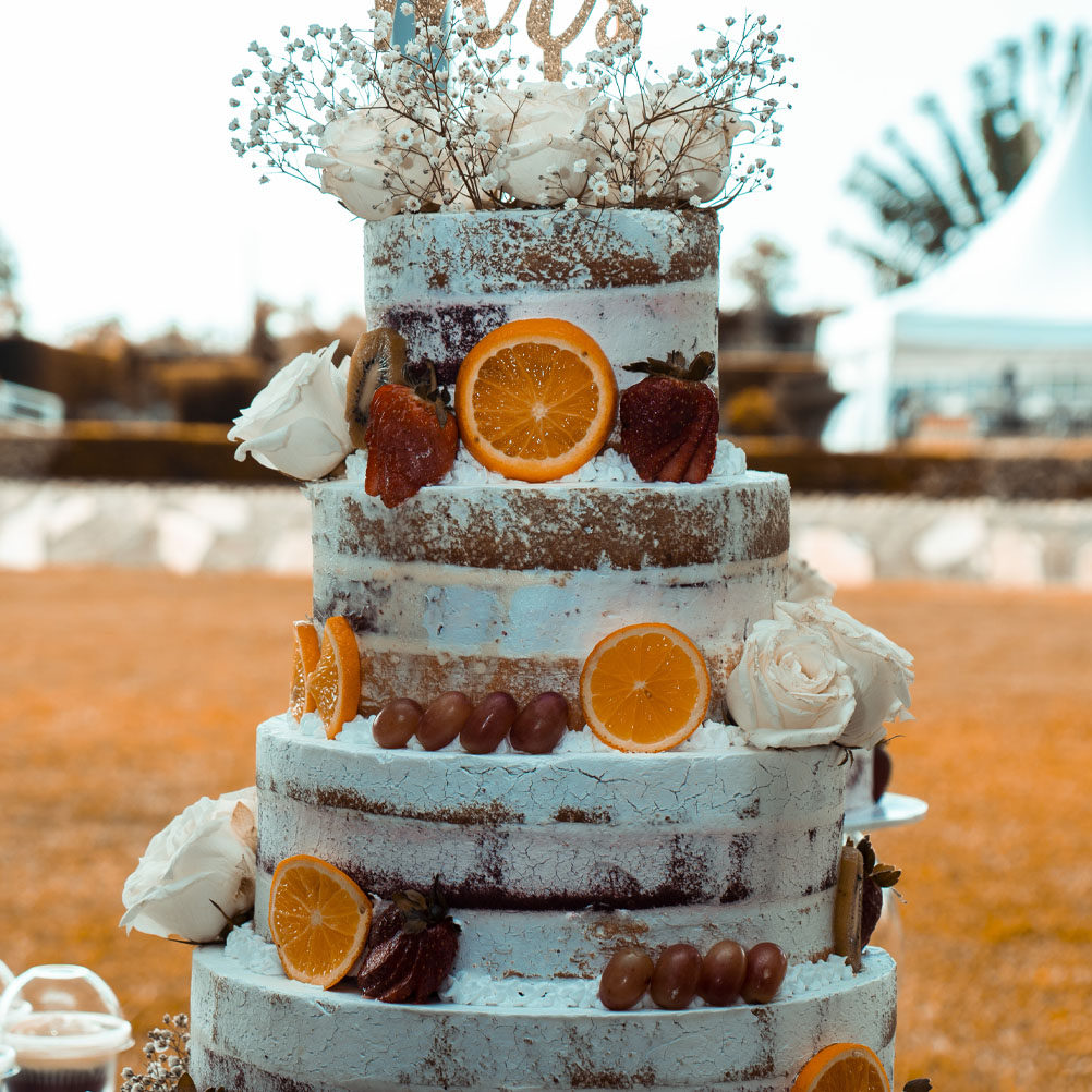 Wedding Cake Supply - 4 قطع من دمى الكيك المصنوعة