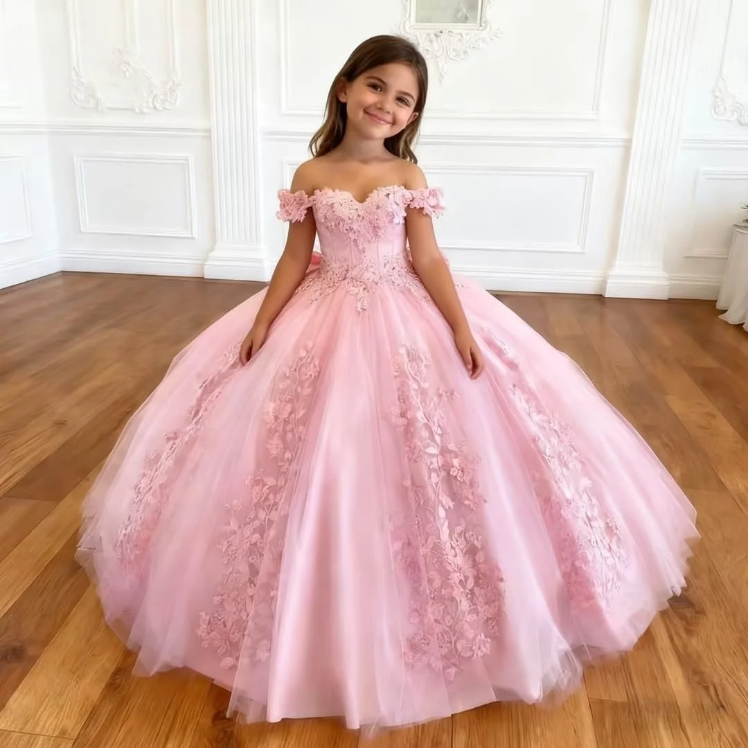 فستان أميرة وردي مخصص للفتيات  - مراجعة Bridal Sash Ribbon وسعره