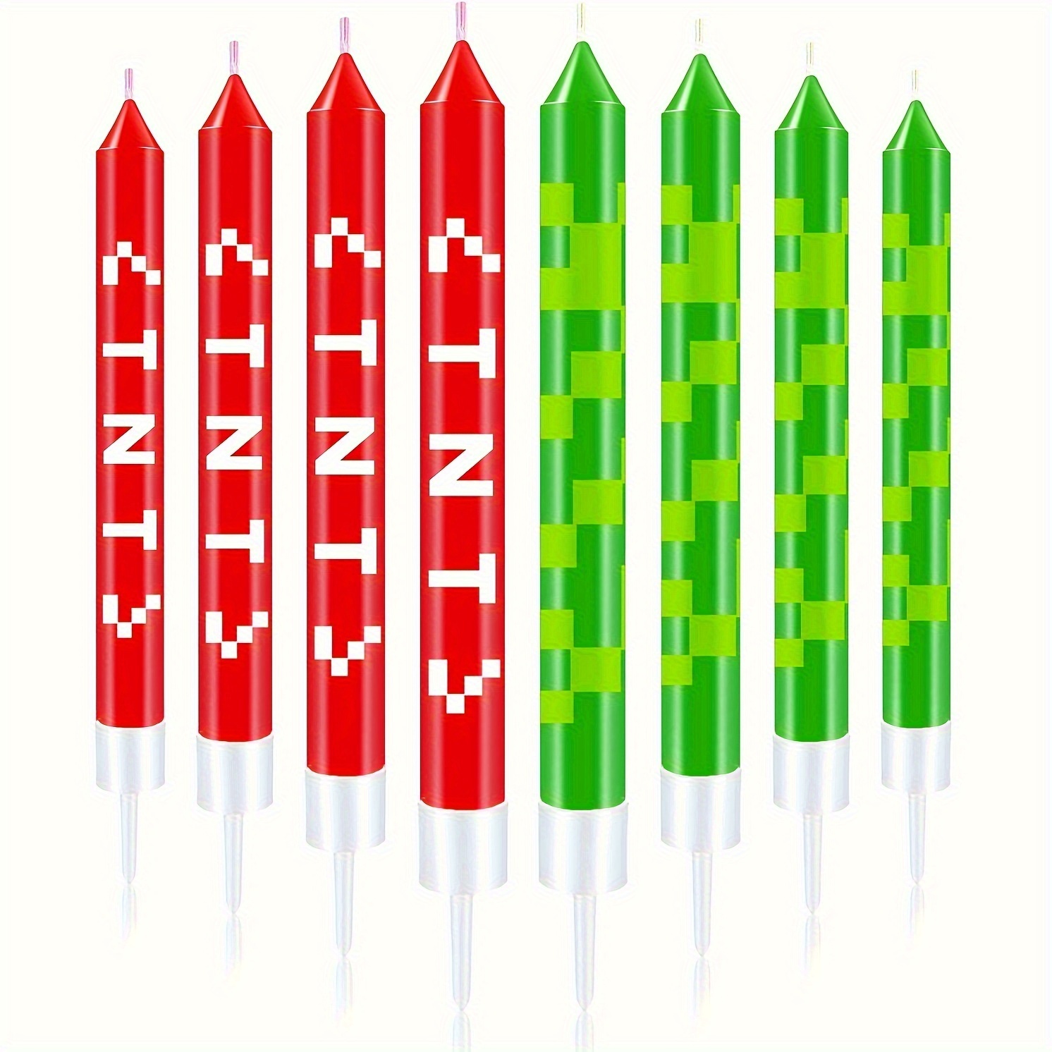 12/24 قطعة شمعة كيك خضراء بتصم - مراجعة Unity Candle Set وسعره