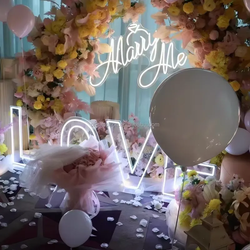 لافتة نيون مرنة بتقنية LED، لت - مراجعة Wedding Supply Rentals وسعره