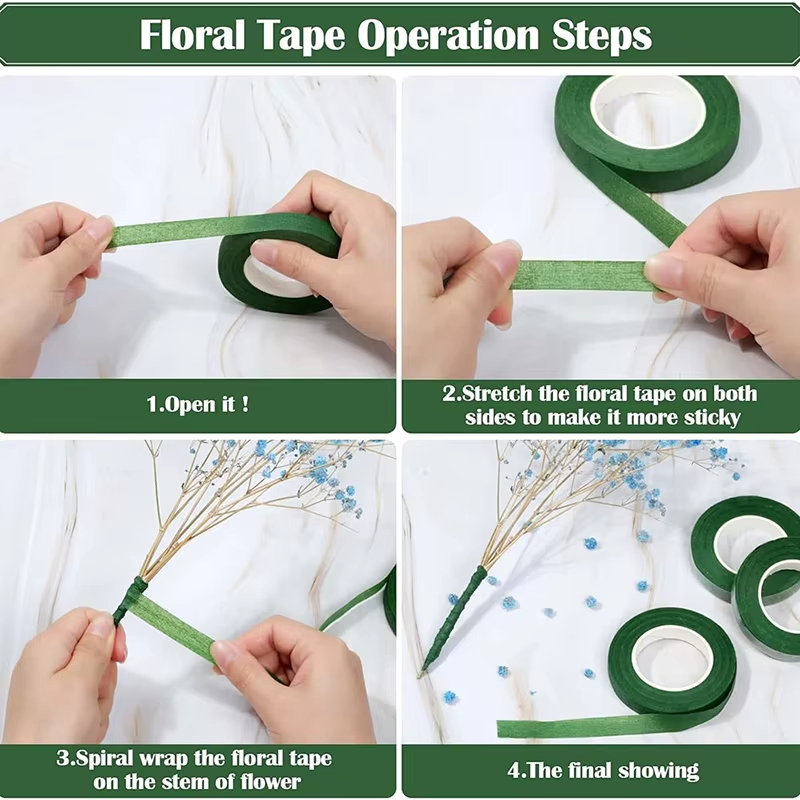 شريط زهور أخضر بطول 20 ياردة،  - مراجعة Wedding Decoration Supply وسعره
