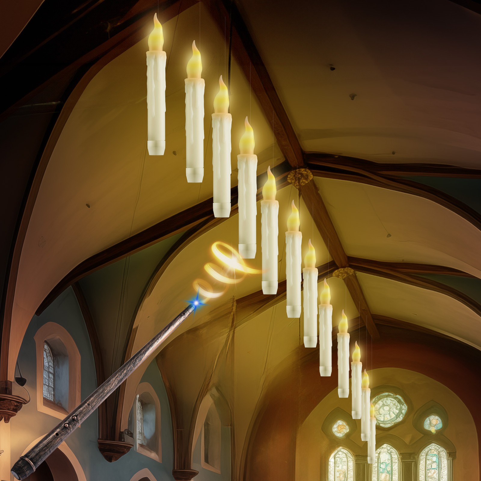 شموع عائمة مع جهاز تحكم عن بعد - مراجعة Unity Candle Set وسعره