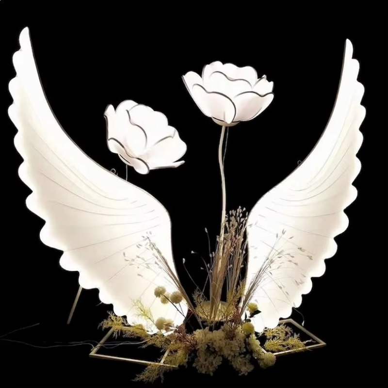 أجنحة ملاك مضيئة، إكسسوارات إض - مراجعة Wedding Decoration Supply وسعره