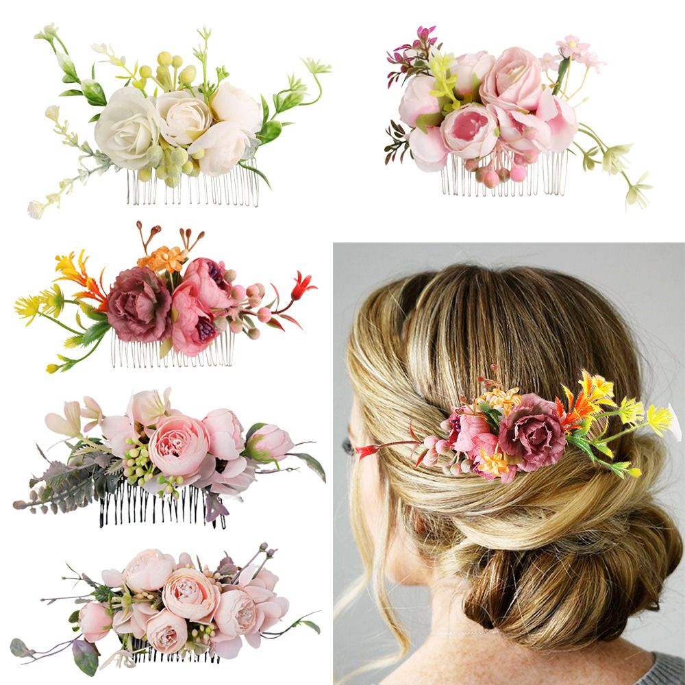 زهرة الشعر مشط الزفاف أنيقة كر - مراجعة Wedding Supply Store وسعره