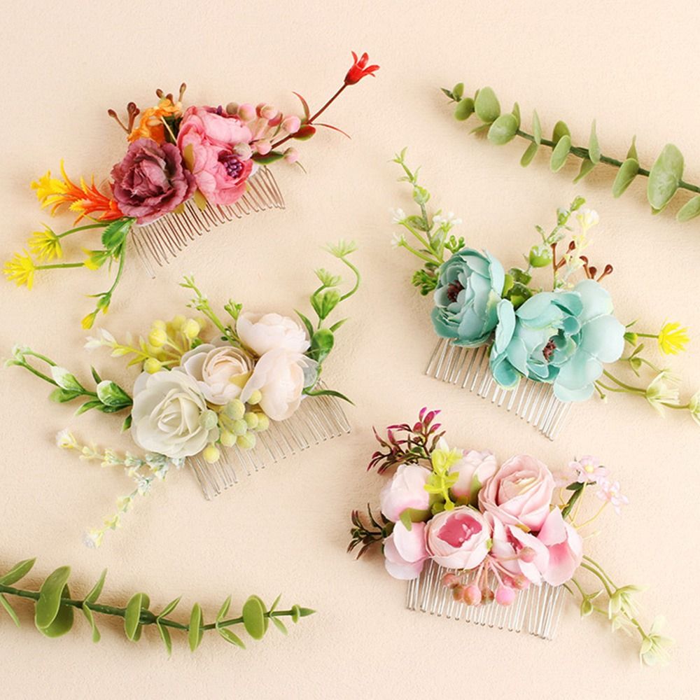 زهرة الشعر مشط الزفاف أنيقة كر - مراجعة Wedding Supply Store وسعره