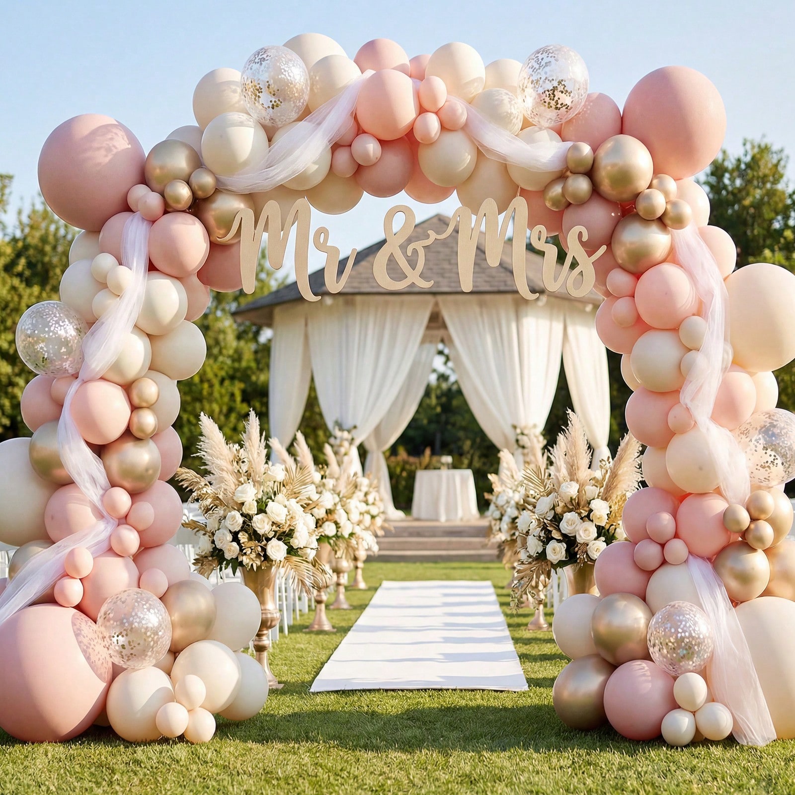 مجموعة واحدة من حامل قوس البال - مراجعة Wedding Water Supply وسعره