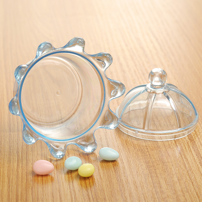 صندوق حلوى التاج الشفاف ، صناد - مراجعة Wedding Cake Supply وسعره