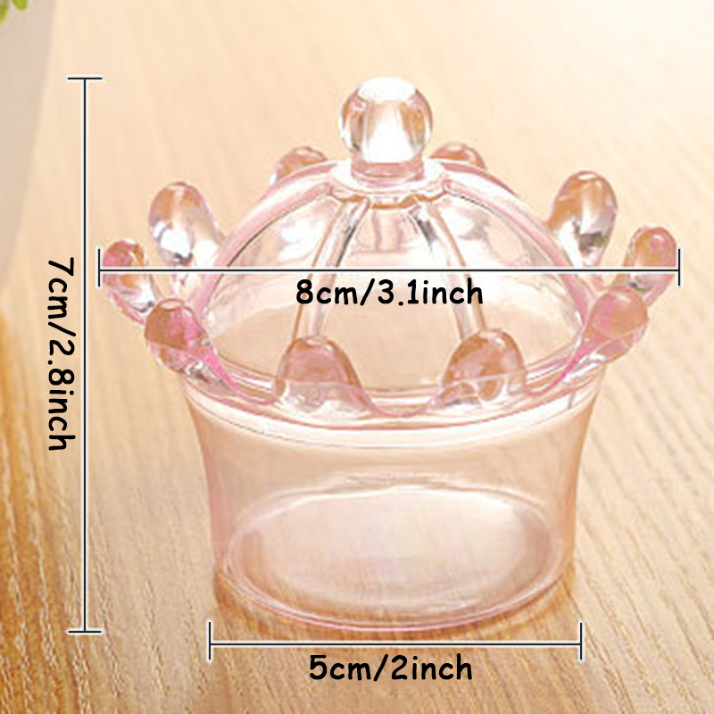 صندوق حلوى التاج الشفاف ، صناد - مراجعة Wedding Cake Supply وسعره