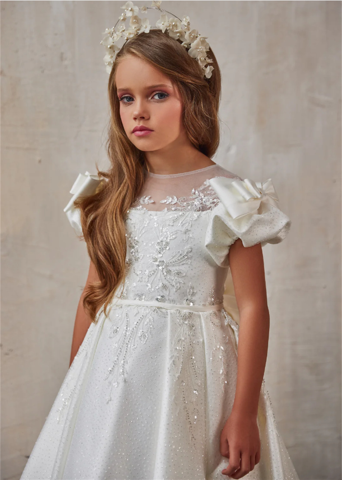 فستان فتاة الزهور من الساتان م - مراجعة Bridal Sash Ribbon وسعره