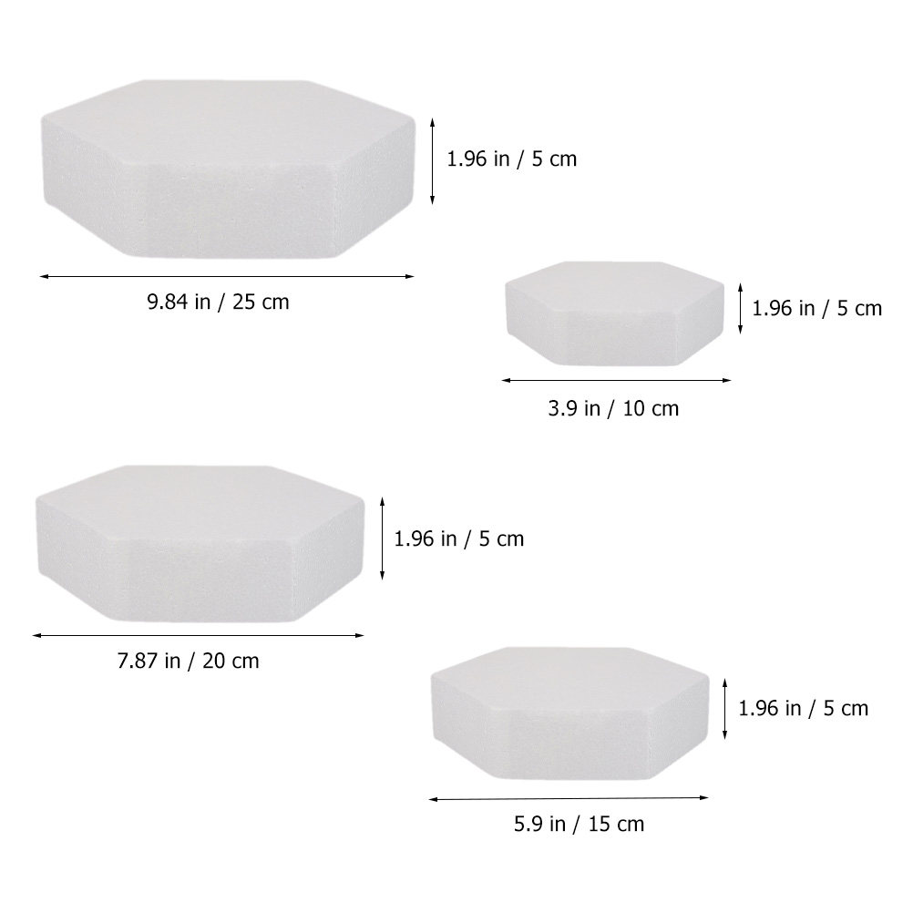 4 قطع من دمى الكيك المصنوعة من - مراجعة Wedding Cake Supply وسعره