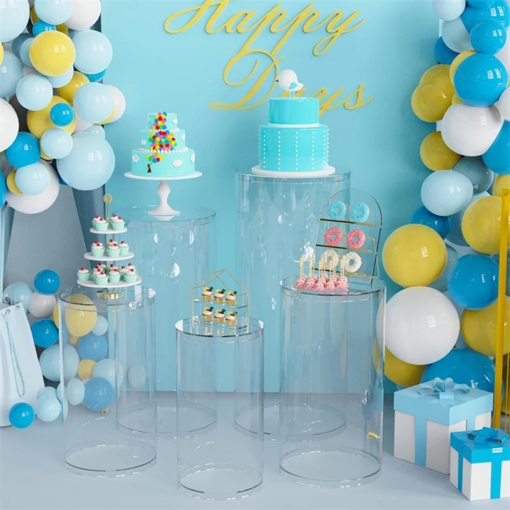 3/5 قطع منحوتات أسطوانية بيضاء - مراجعة Wedding Cake Supply وسعره