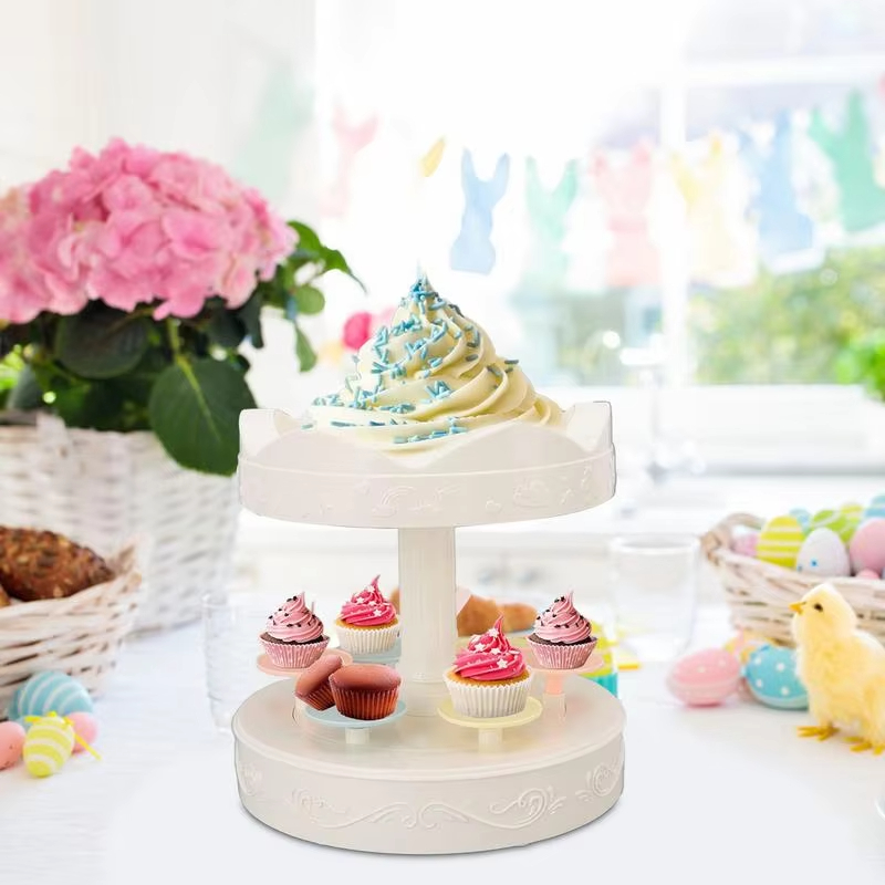 2-tier التلقائي الدورية كعكة ا - مراجعة Wedding Cake Supply وسعره