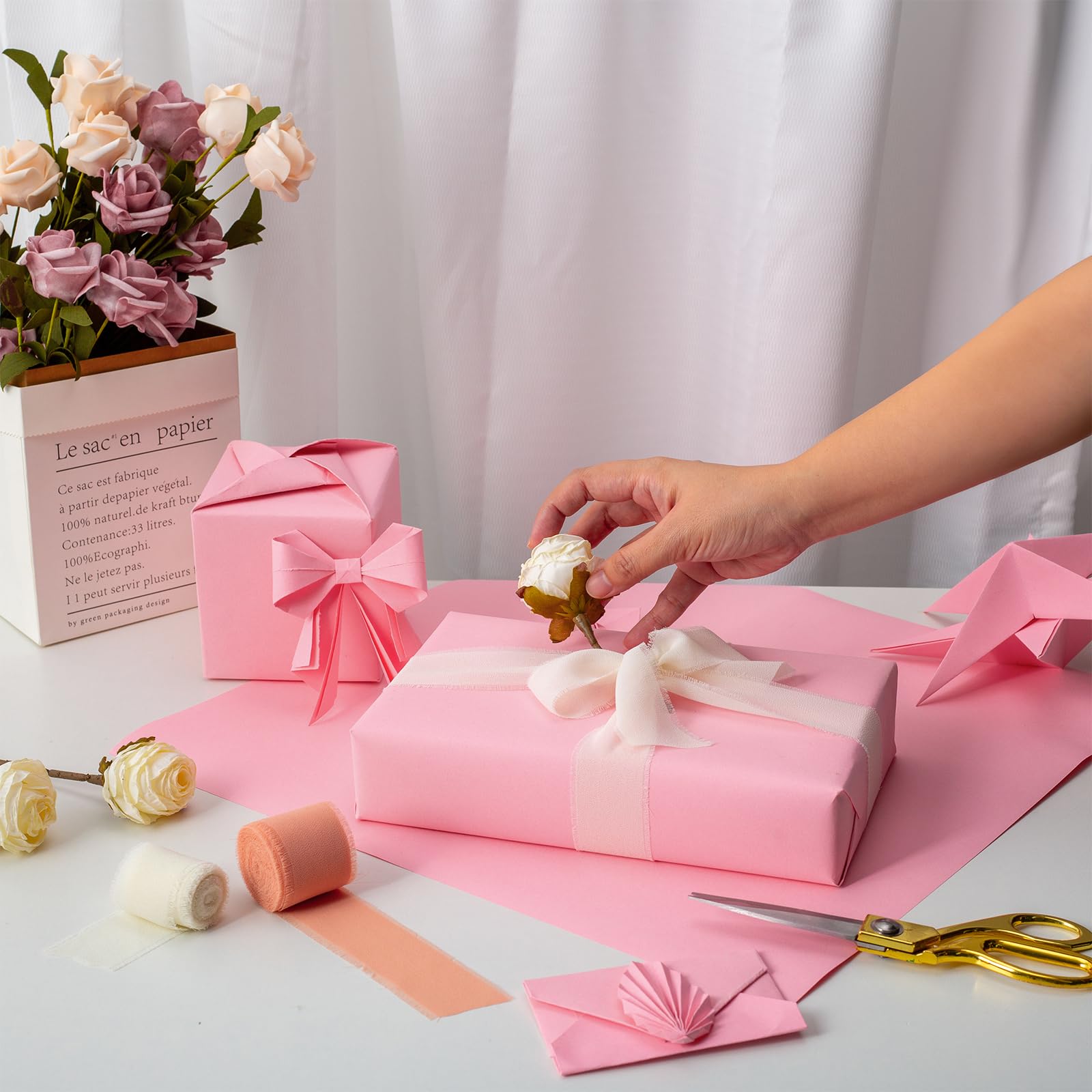 50CMX10M، ورق تغليف زهور كرافت - مراجعة Wedding Floral Supply وسعره