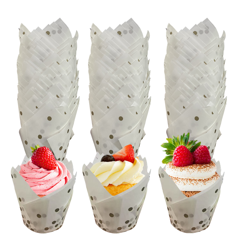 50/100 قطعة من أكواب الكيك الذ - مراجعة Wedding Cake Supply وسعره
